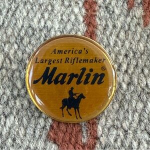 Marlin Vintage Button Pin